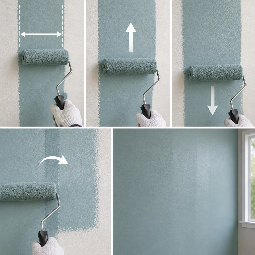 塗り継ぎ跡を目立たせない塗り方ガイド
