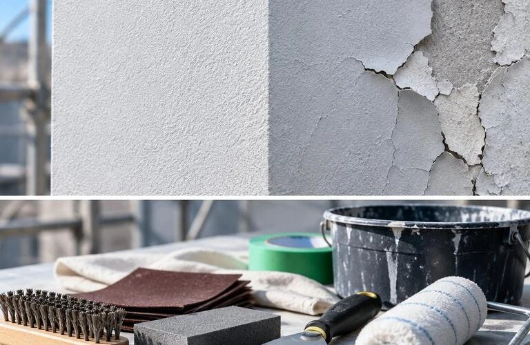 下地がキレイなのに、なぜ剥がれる？塗膜を長持ちさせる「下地処理」の正解を、道具選びから見直そう。