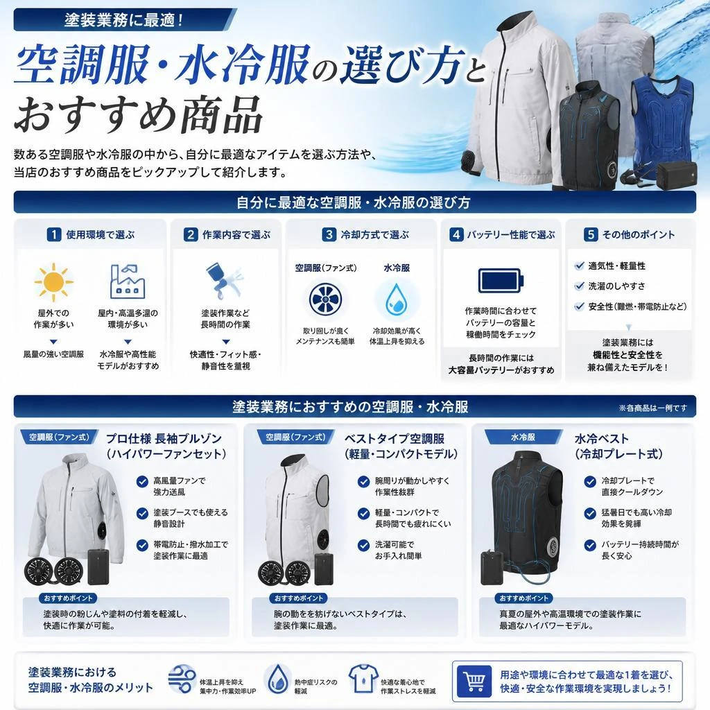 商品の選び方とおすすめアイテム