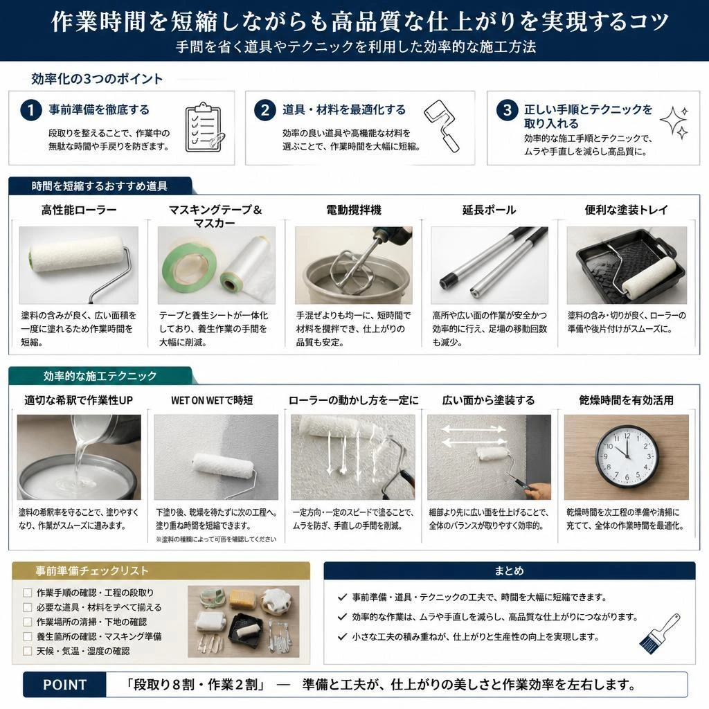 4. 作業効率を上げるためのヒント
