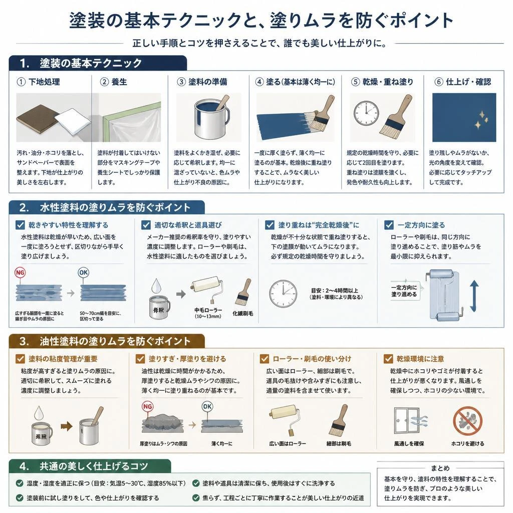 塗装テクニックを身につける