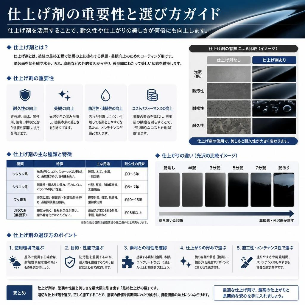 仕上げ剤の役割