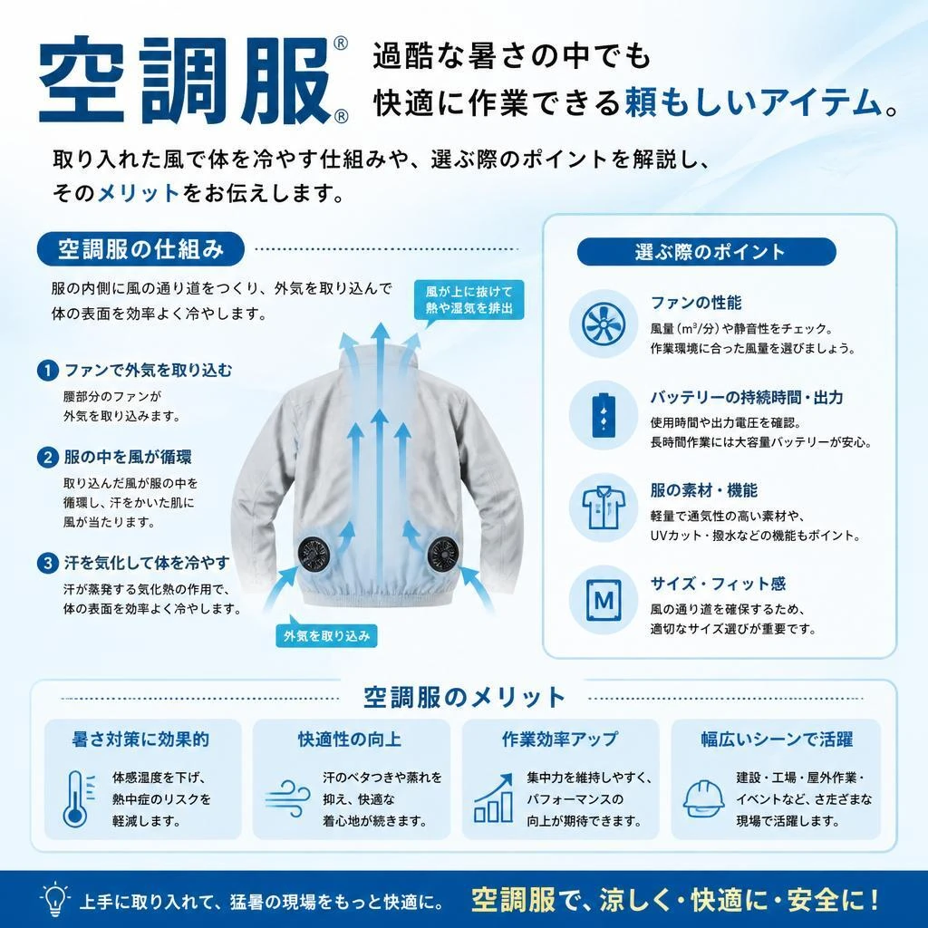 2. 空調服の機能とメリット