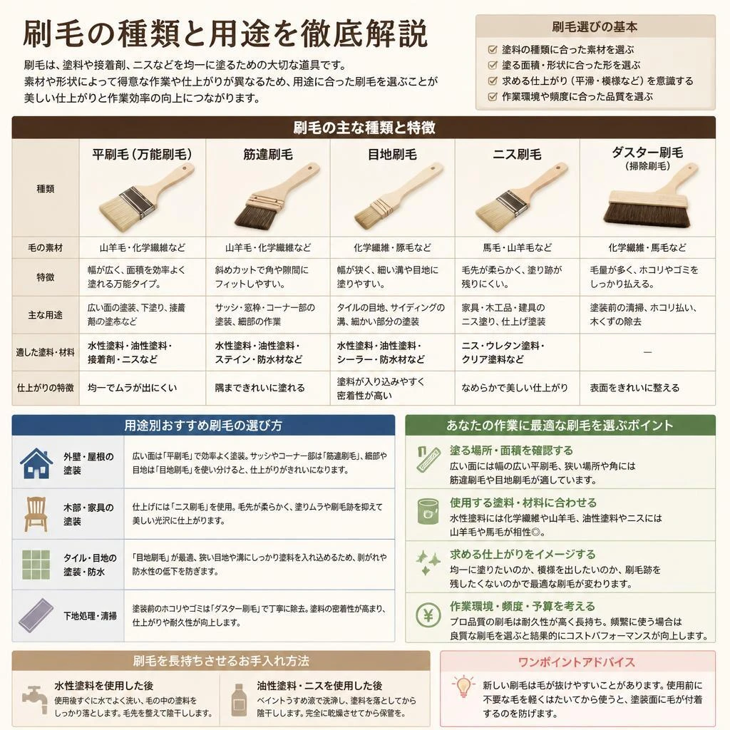刷毛選びのポイント