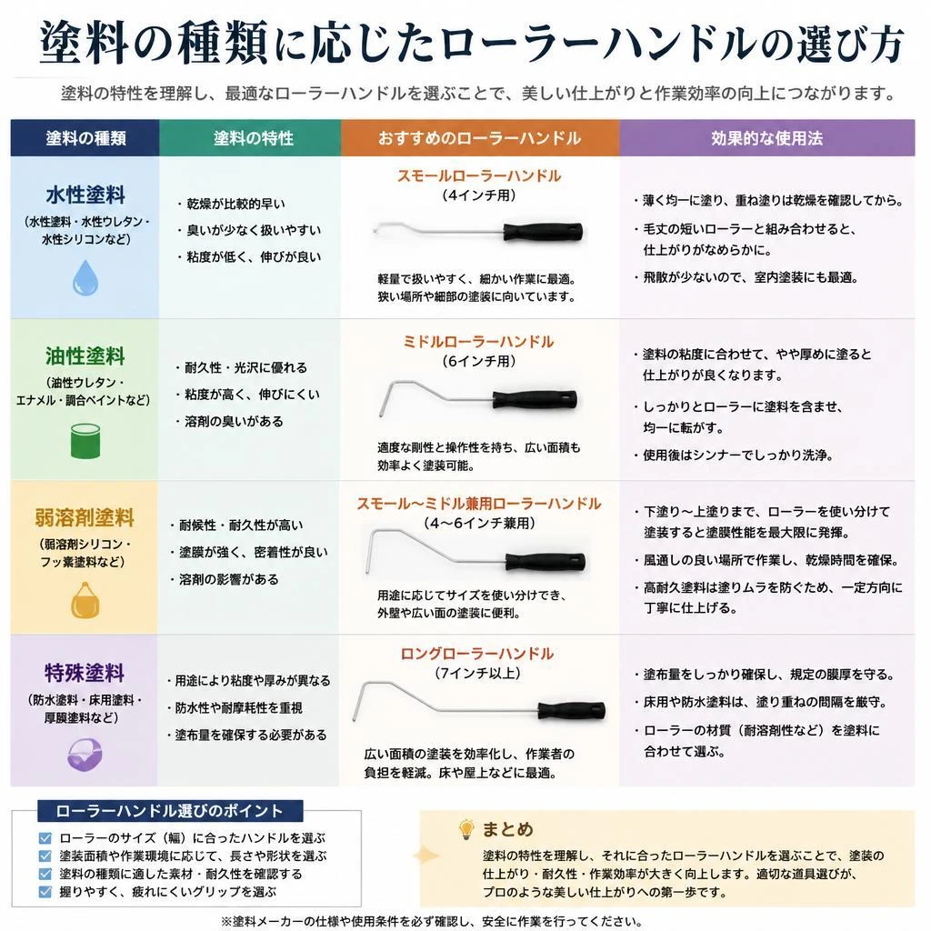 3. 塗料の選び方と相性
