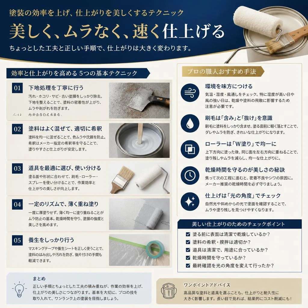 効果的な塗装テクニック