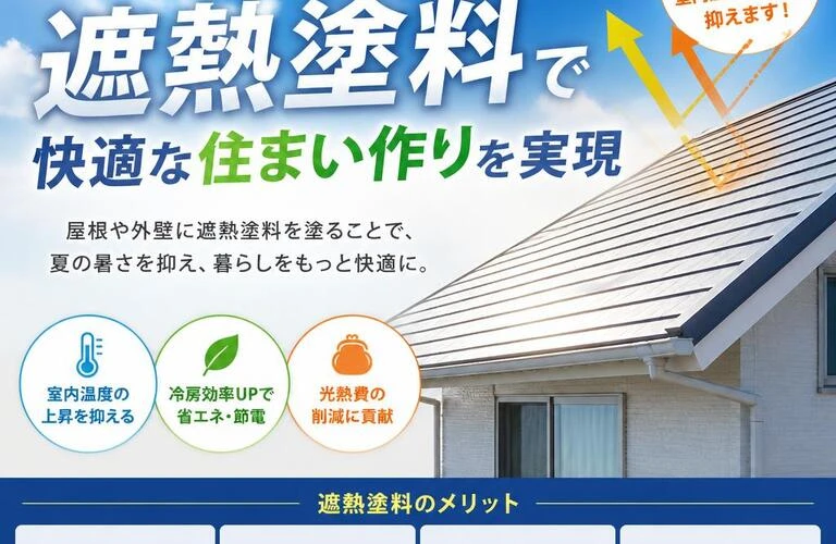 省エネの新常識！遮熱塗料で快適な住まい作りを実現