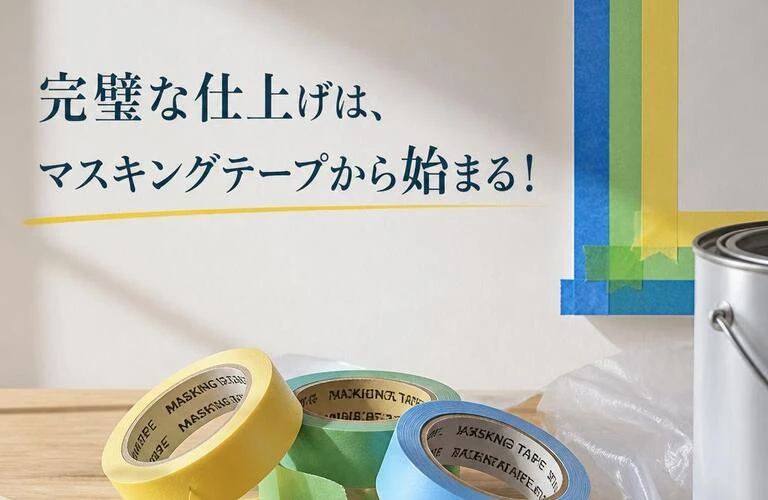 完璧な仕上げは、マスキングテープから始まる！