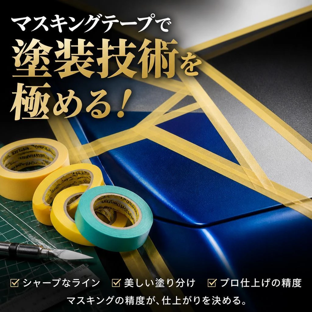 マスキングテープで塗装技術を極める！