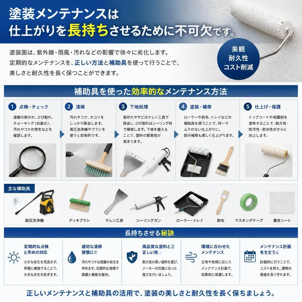 塗装メンテナンスの重要性