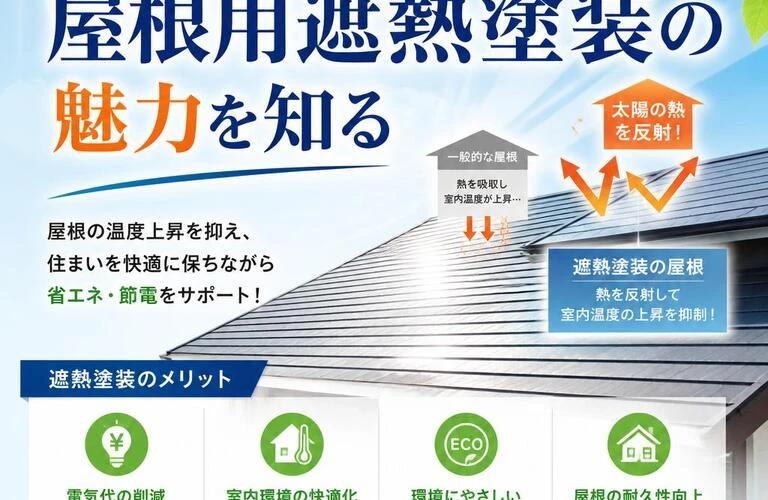 省エネを実現！屋根用遮熱塗装の魅力を知る