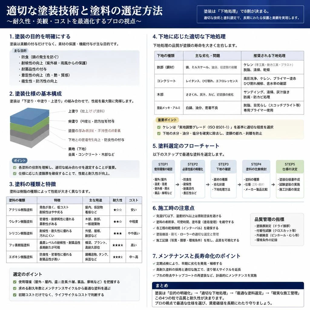 4. 遮熱塗装に必要な技術と選び方