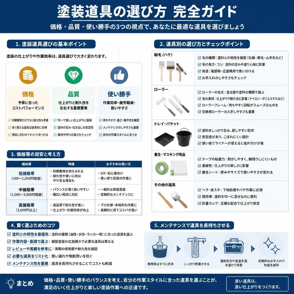 道具選びのコツ