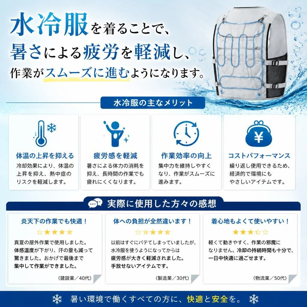 4. 夏の作業を快適に