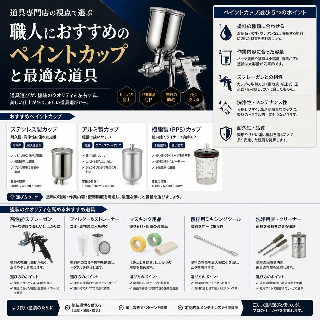 4. 塗装の達人になるための道具選び
