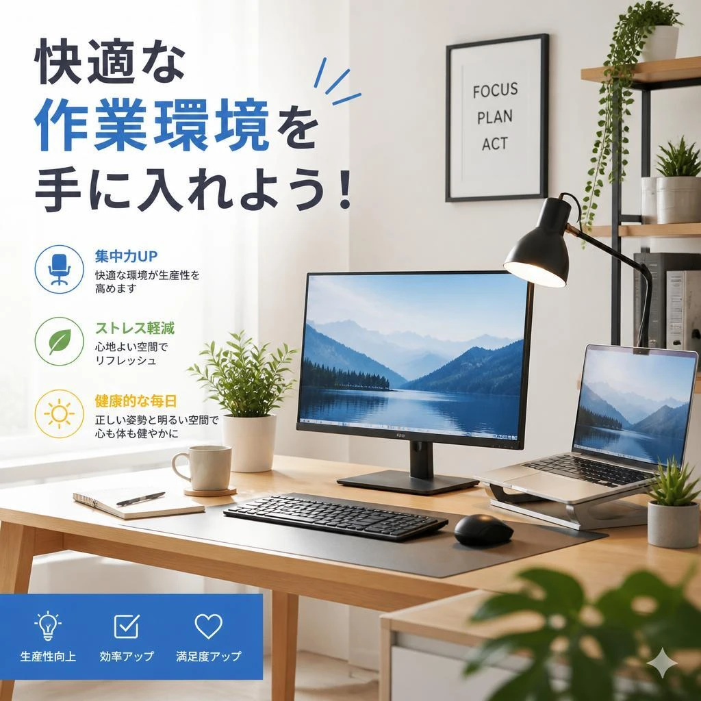 快適な作業環境を手に入れよう！